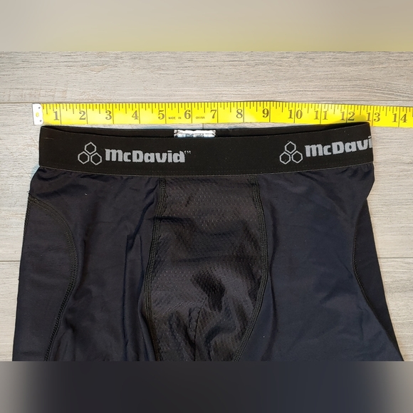 McDavid Premium Compression Shorts Ultra W/Cup Pocket Black Size Medium. - Picture 10 of 14